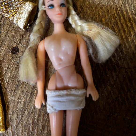Topper Dawn doll Model Agency Dinah pigtails wearing Glimmer Glamour - Picture 4 of 6